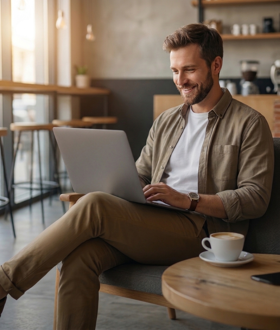 Mettiti comodo, alla tua presenza online ci pensiamo noi!